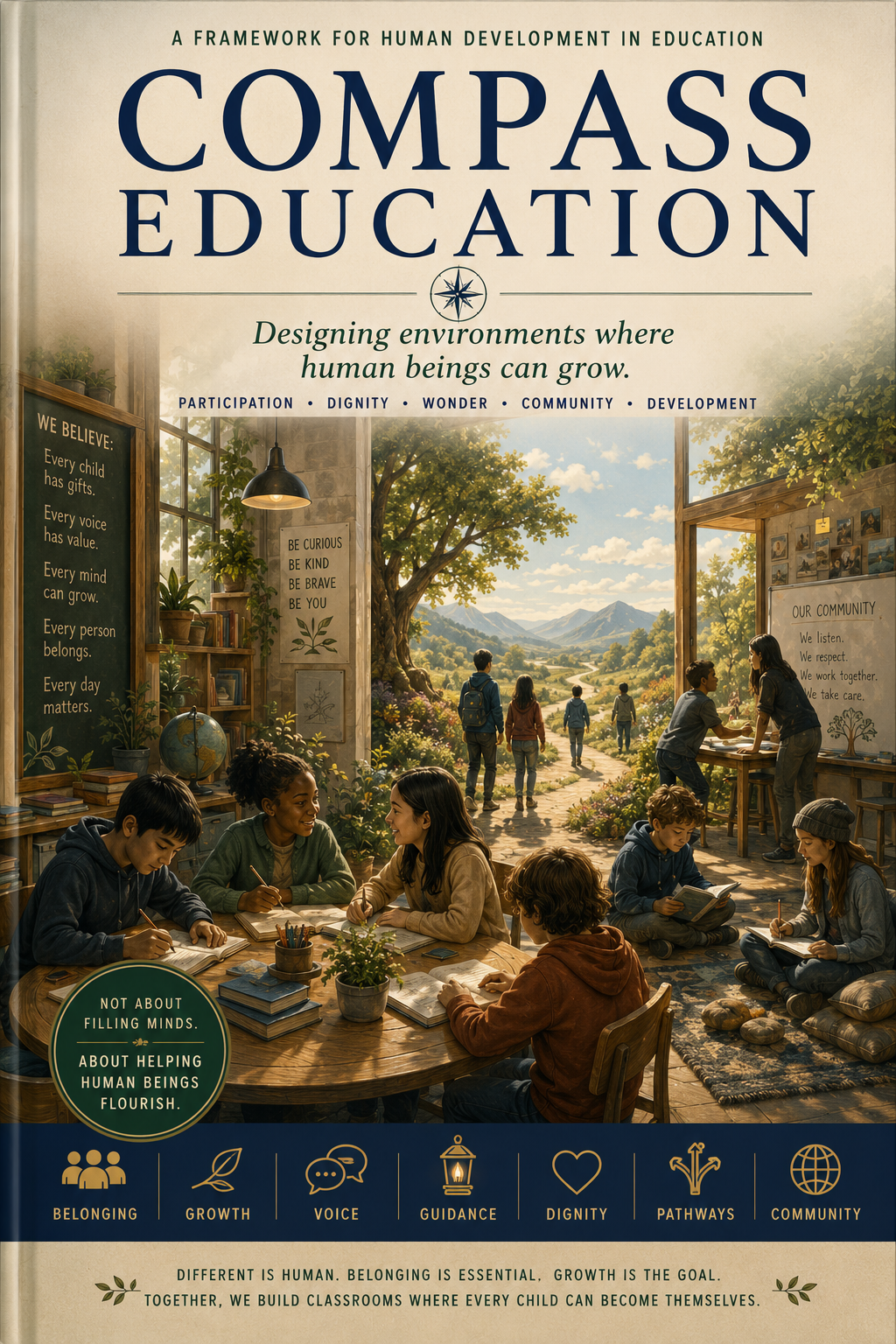 Compass Education learning vision poster