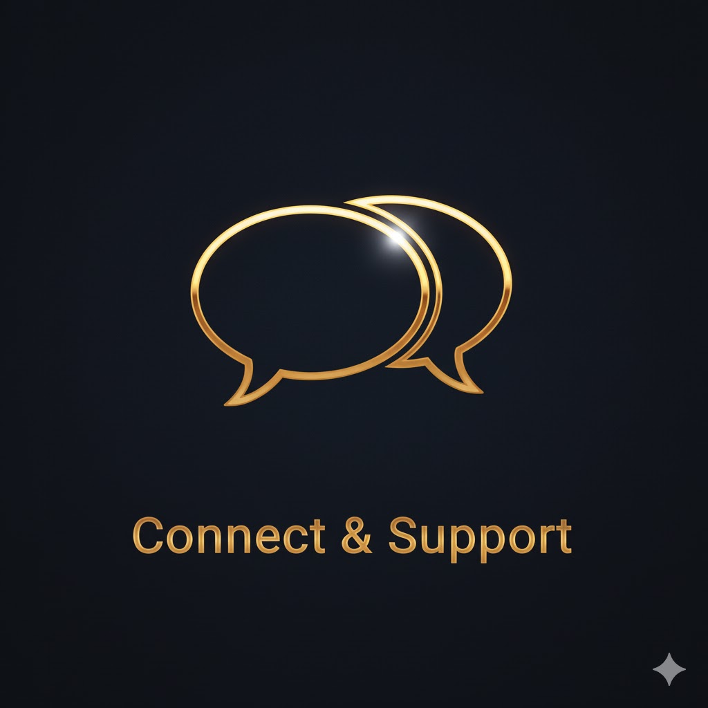 Connect and Support icon