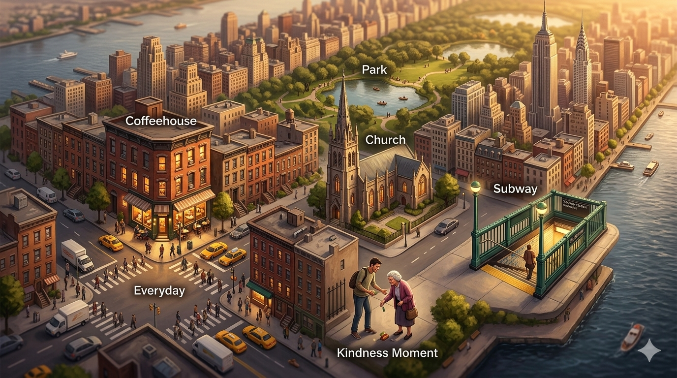New York Joyful Jazz map